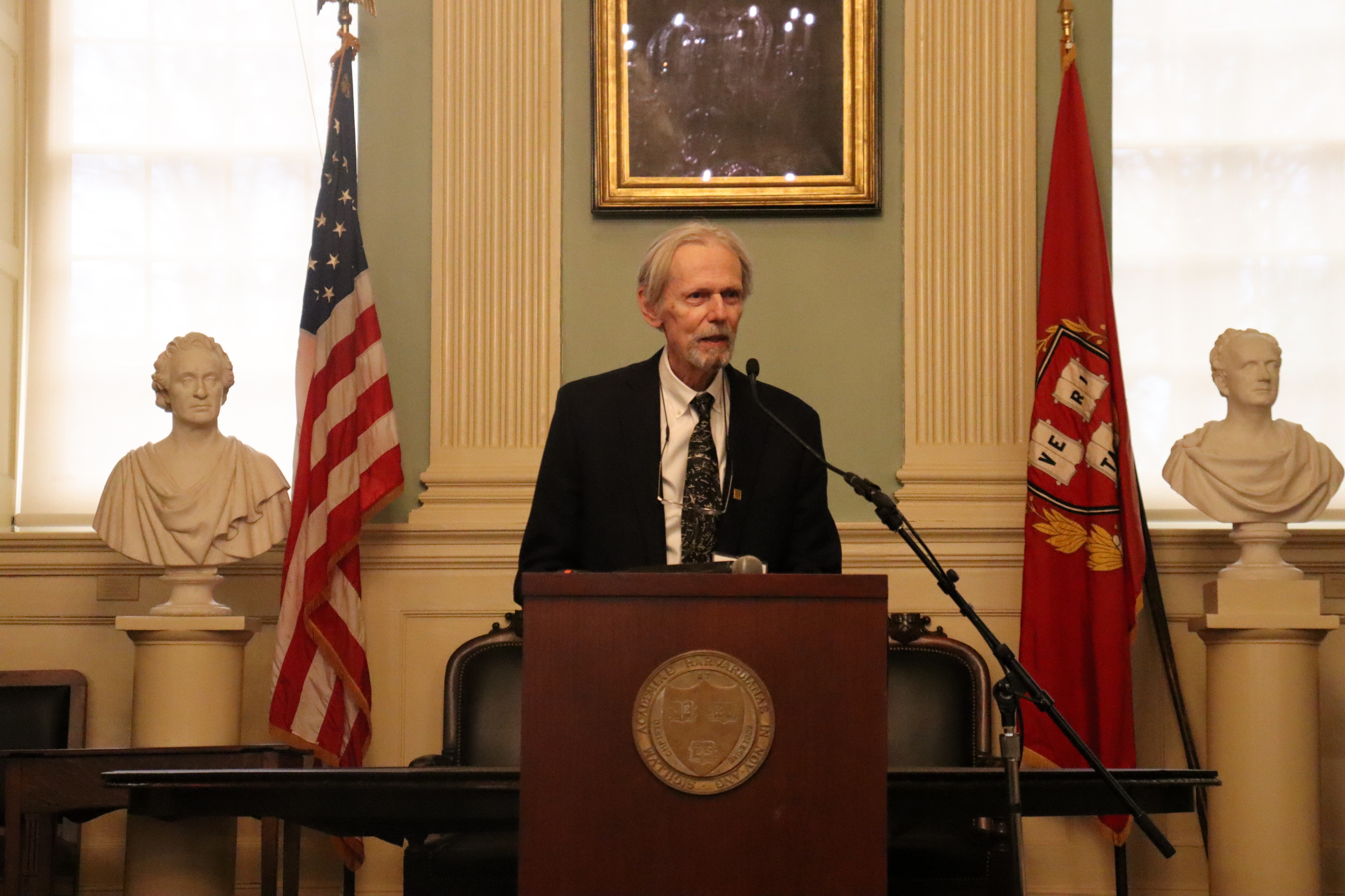 Charles Alcock, Donald H. Menzel Professor of Astrophysics, Faculty of Arts and Sciences, introduces the winners.