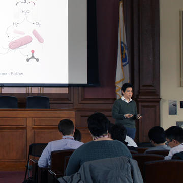 Kelsey Sakimoto at the CCB Symposium
