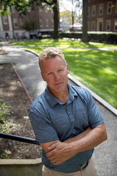 Paul Smith, associate manager of landscape services