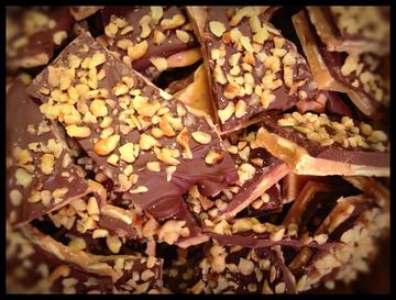 winning entry, chocolate-covered toffee